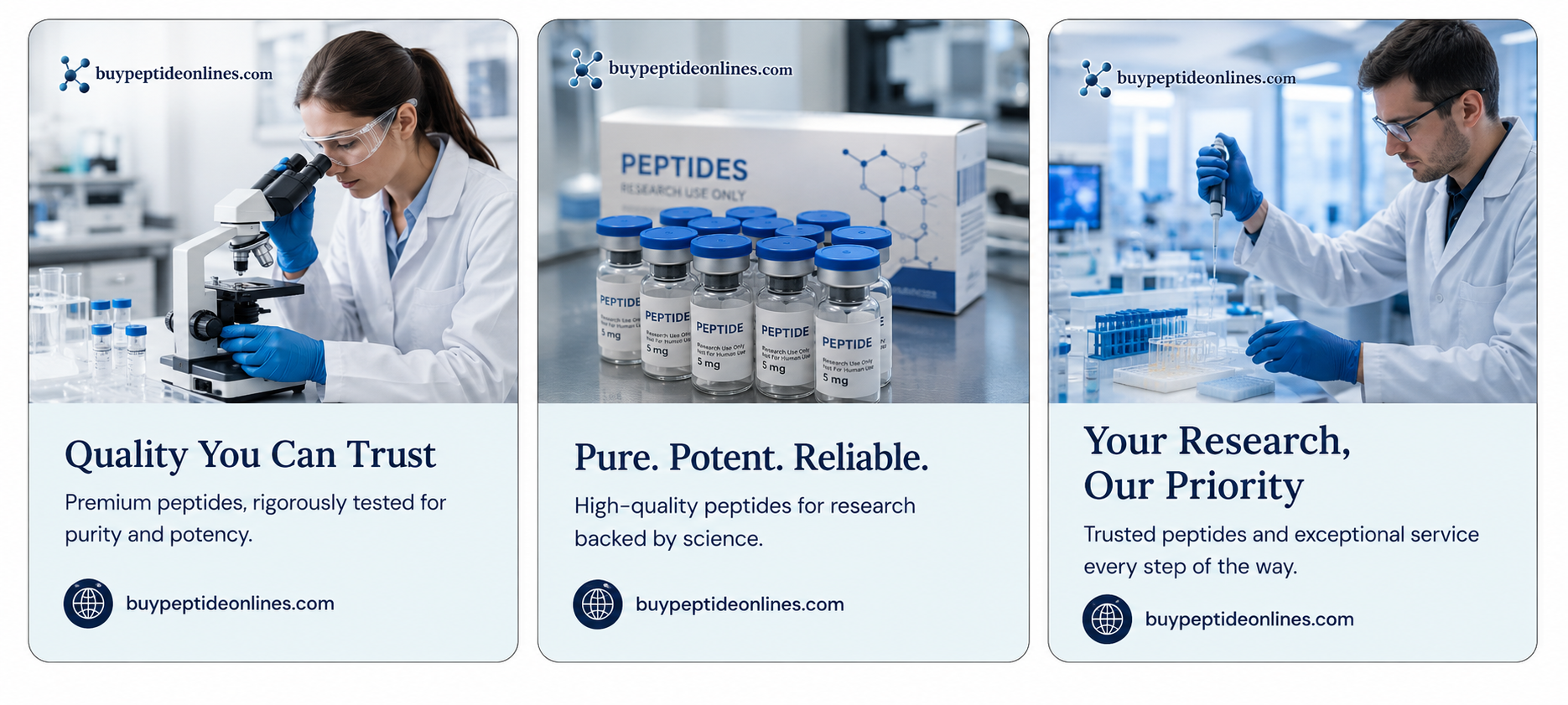 peptides research lab